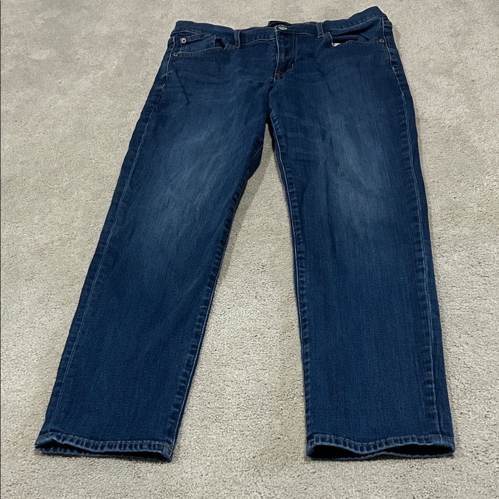 GAP Denim Girlfriend Jeans in Dark Blue size 8